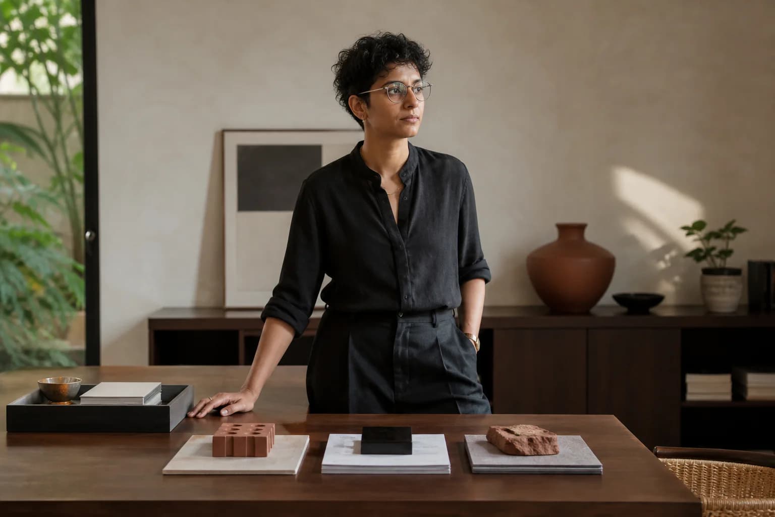 Noor, a fictional AI teammate persona, preparing three priorities for a concise founder briefing.